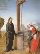 Juan de Flandes Christ and the Woman of Samaria (mk05) oil